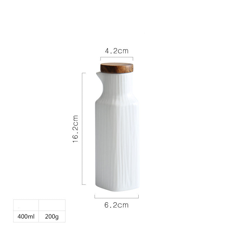 Ceramic Soy Sauce Bottle Kitchen Leak-proof Oil