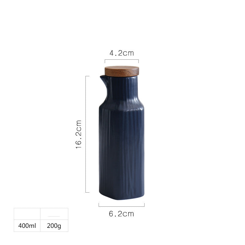 Ceramic Soy Sauce Bottle Kitchen Leak-proof Oil