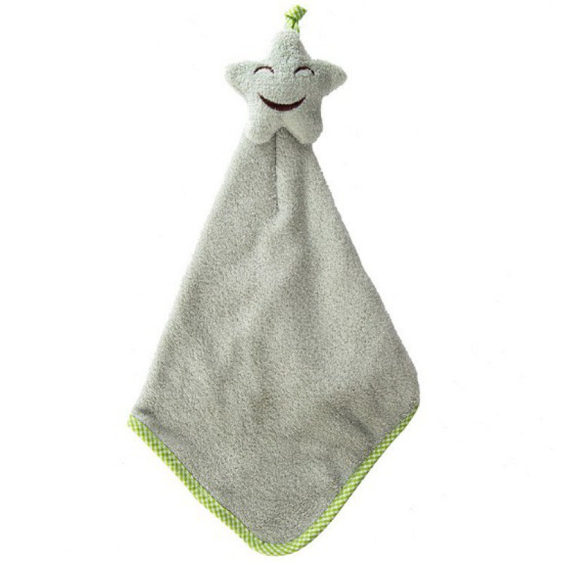 Coral Fleece Cute Hand Towel Kitchen Korean Version