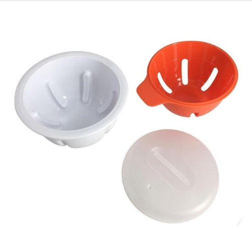 Microwave oven, egg cup, food grade steamed egg