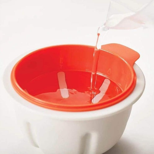 Microwave oven, egg cup, food grade steamed egg