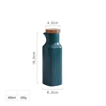 Ceramic Soy Sauce Bottle Kitchen Leak-proof Oil