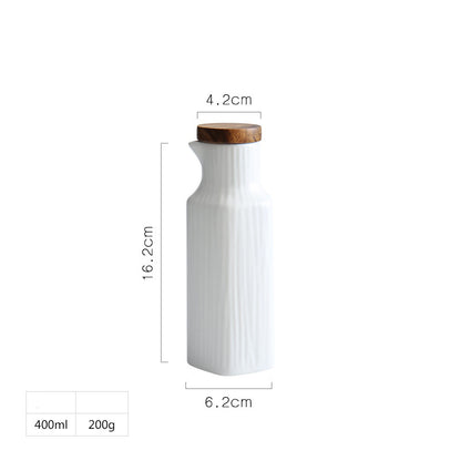 Ceramic Soy Sauce Bottle Kitchen Leak-proof Oil