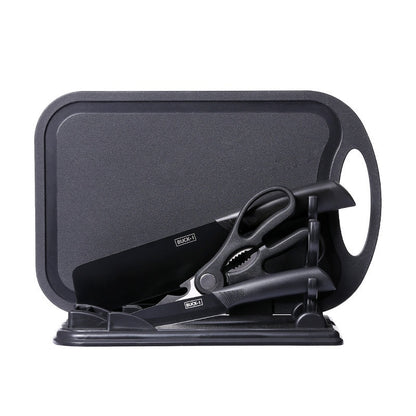 Black Steel Household Tools Kitchen Knife