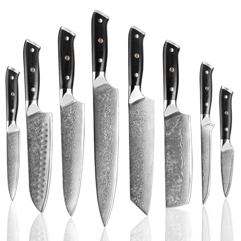 Stainless Steel Damascus Kitchen Chopper For Domestic Use