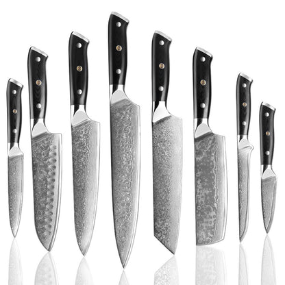 Stainless Steel Damascus Kitchen Chopper For Domestic Use