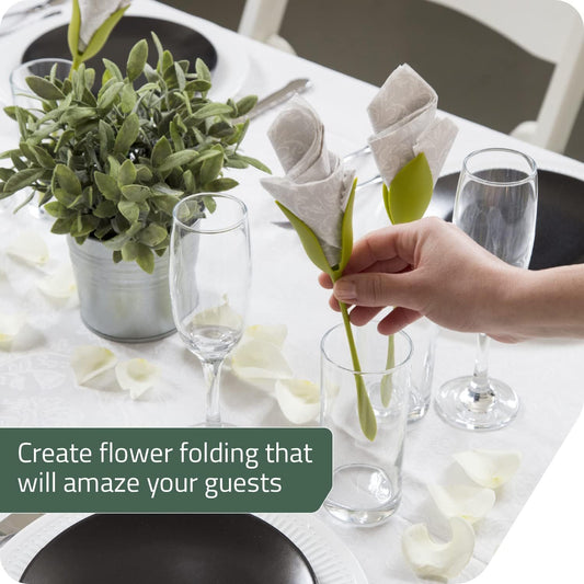 Origami Flower Napkin Storage Rack Tool