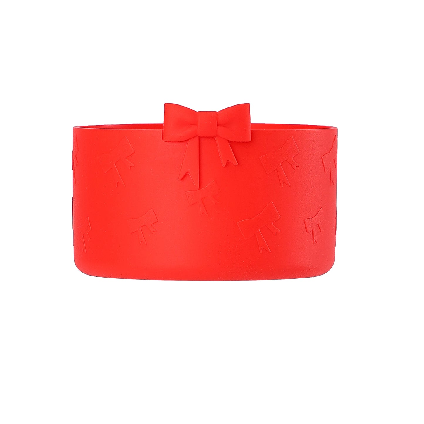New silicone cup cover anti slip and heat-insulating cup cover butterfly bow 7.5CM/12-40oz universal cup cover base