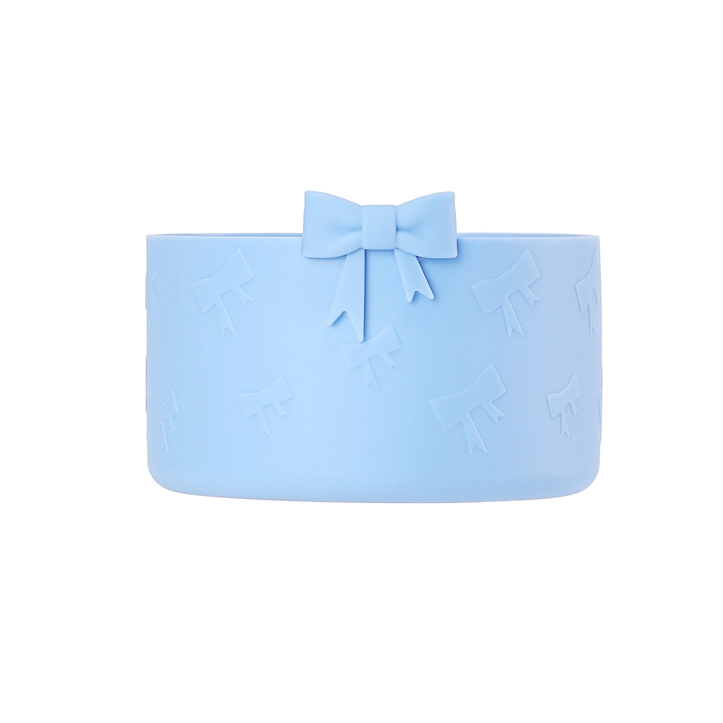New silicone cup cover anti slip and heat-insulating cup cover butterfly bow 7.5CM/12-40oz universal cup cover base
