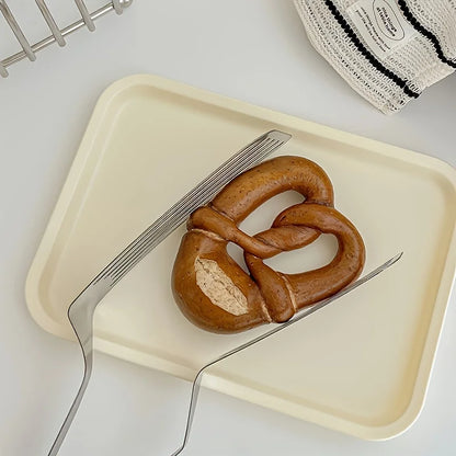 Stainless Steel Steak Tongs,Heat Resistant for Grilling&Flipping,Secure Grip for Pan Cooking,Multipurpose Kitchen Tool