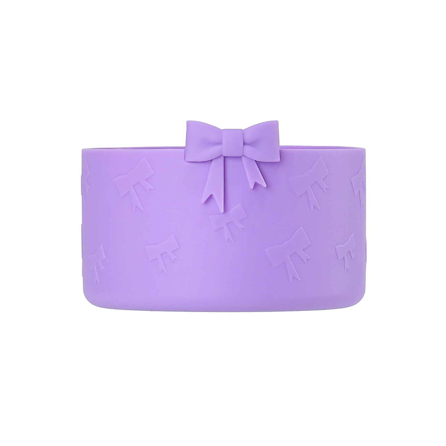 New silicone cup cover anti slip and heat-insulating cup cover butterfly bow 7.5CM/12-40oz universal cup cover base