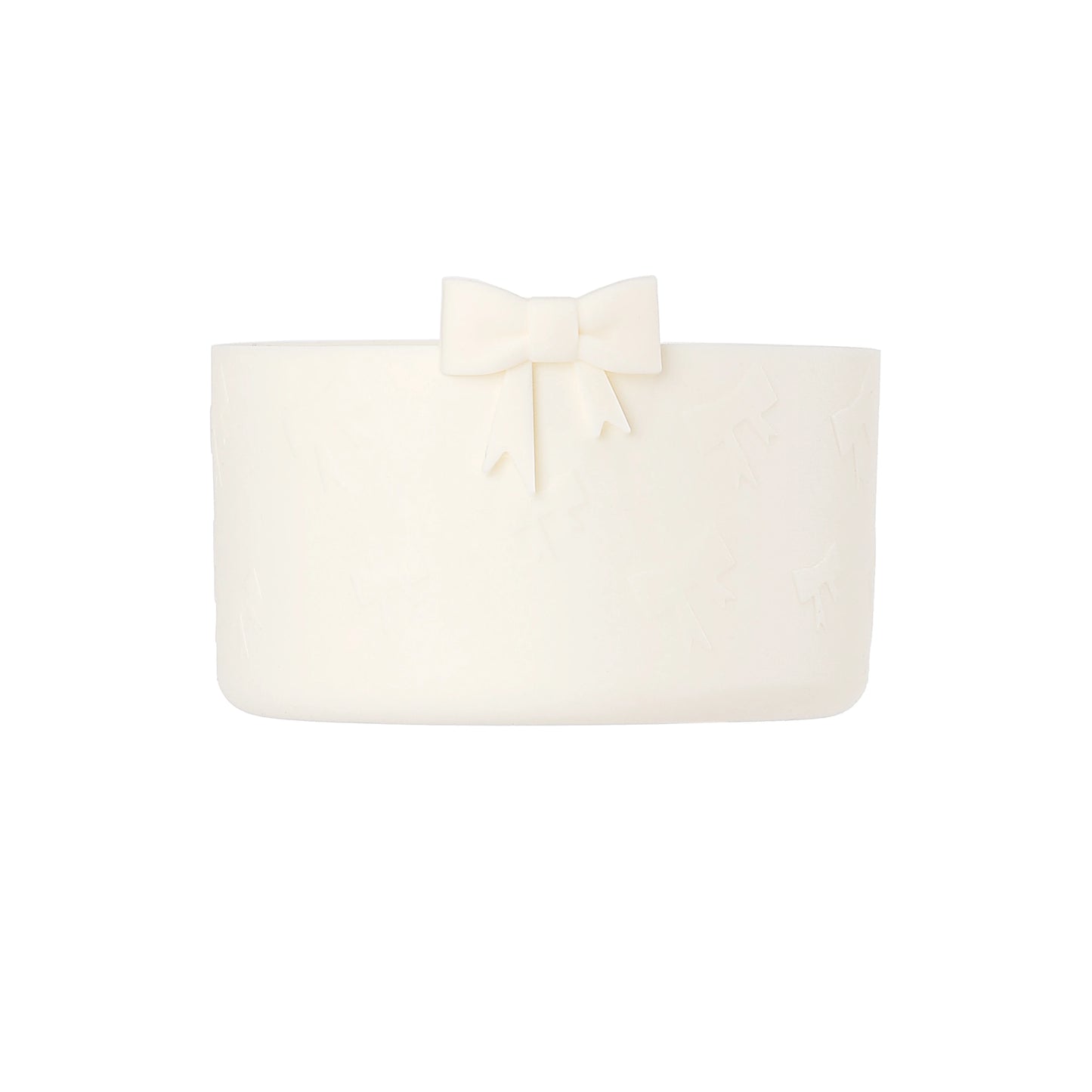 New silicone cup cover anti slip and heat-insulating cup cover butterfly bow 7.5CM/12-40oz universal cup cover base