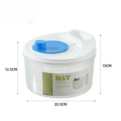 Multifunctional Household Manual Vegetable Dehydrator - Salad Spinner with Fruit, Lettuce Drain Basket | Home Kitchen Gadgets