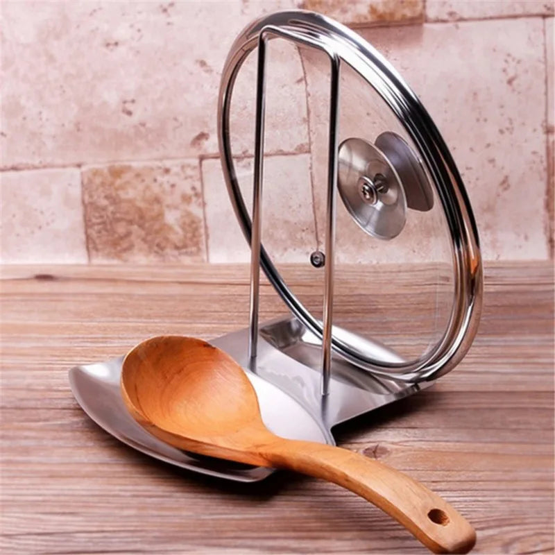Wall Hanging Pot Cover Rack Kitchen Organizer Rack Five-Layer Pot Lid Metal Rust-Free Multifunctional Rack Pot Lid Storage Rack