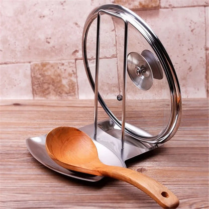 Wall Hanging Pot Cover Rack Kitchen Organizer Rack Five-Layer Pot Lid Metal Rust-Free Multifunctional Rack Pot Lid Storage Rack