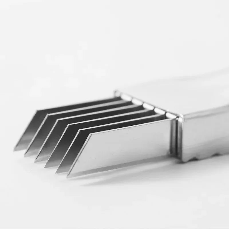 Kitchen Shred Silk The Knife, Stainless Steel Chopped Green Onion Knife, Curved Handle Design, Food Speedy Chopper Green Onion