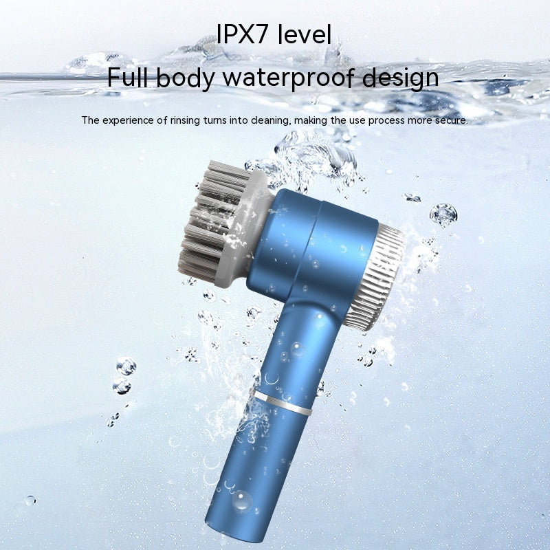 Multifunctional Handheld Wireless Charging Electric Dish Brush