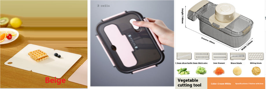 2in1 Multifunctional Vegetable Cutter For Cutting And Draining Vegetables Sturdy Food Chopper Convenient Dicer Kitchen Gadget